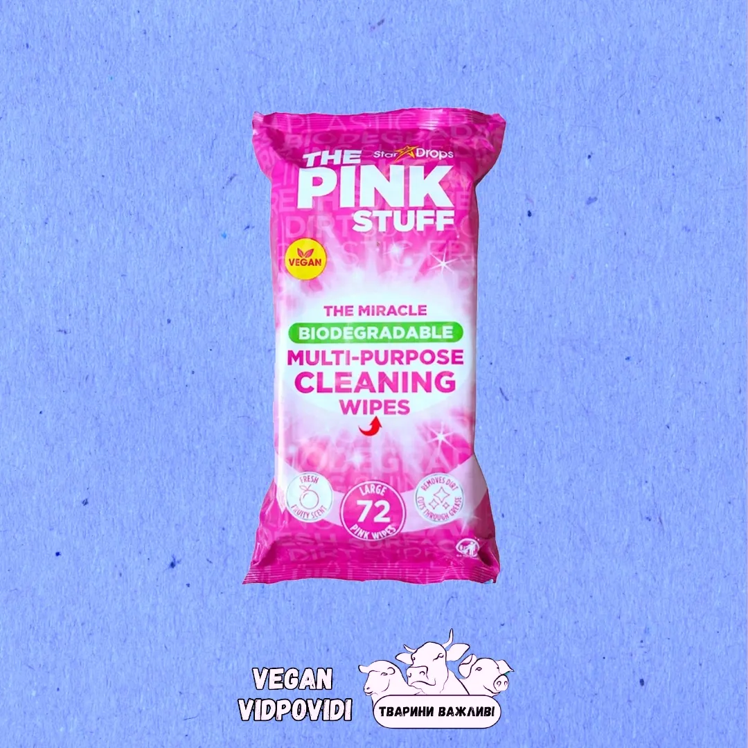 Вологі серветки для прибирання The Pink Stuff Multi-purpose