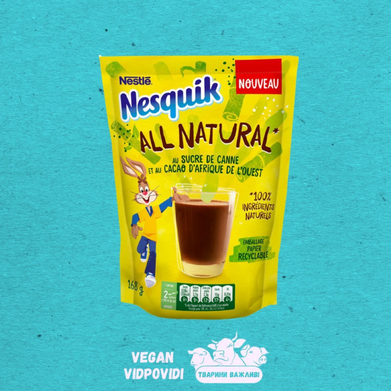 Какао-напій Nesquik All Natural