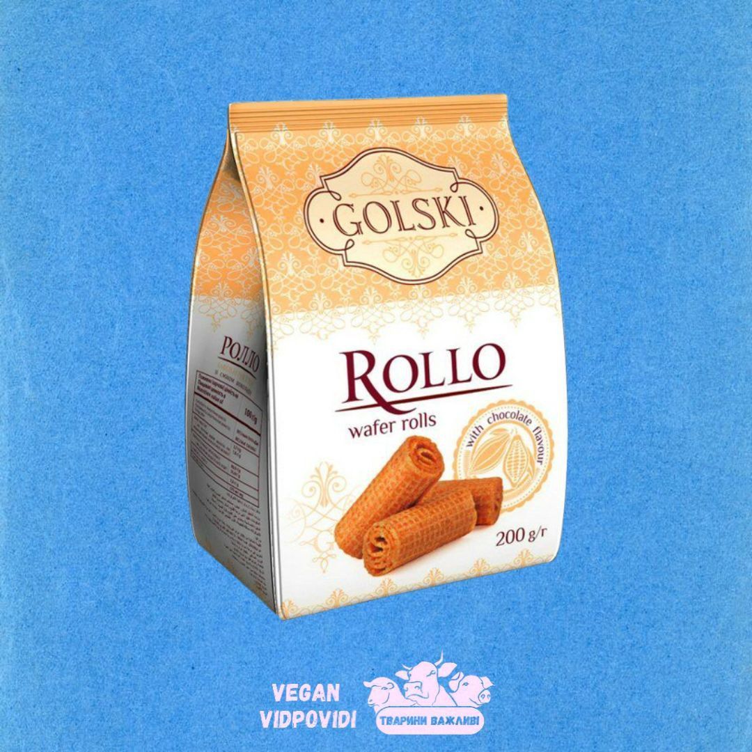 Вафлі Rollo Golski шоколад