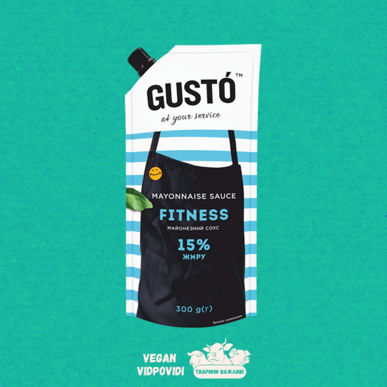 Майонез Gusto fitness 15%