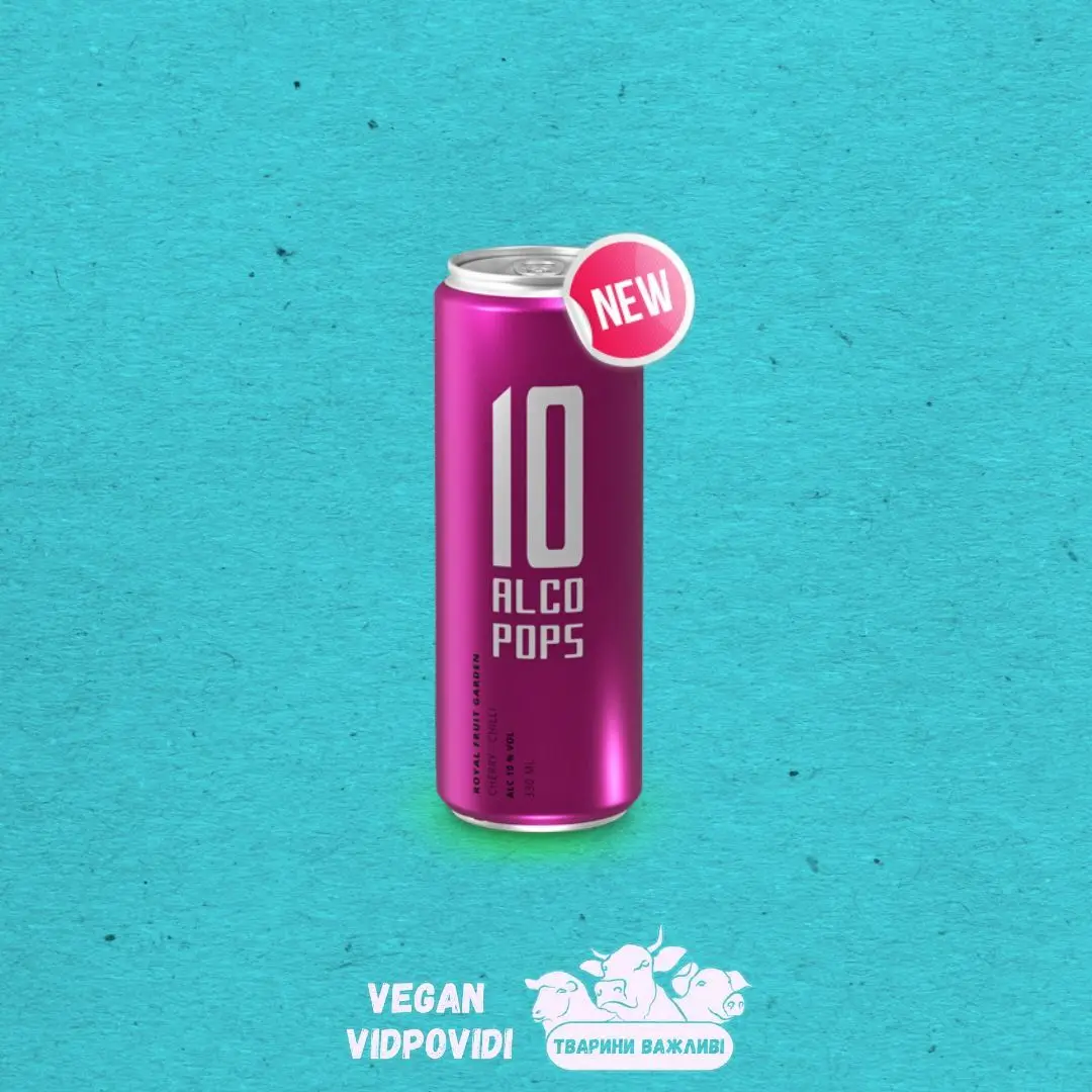 Напій зброджений Alco Pops 10 Cherry-Chilli газований