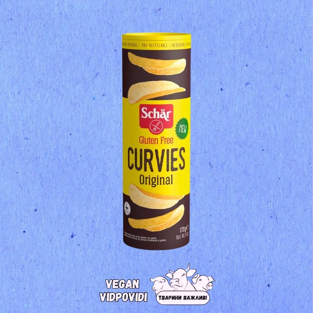 Чипси без глютену Dr. Schar Curvies Original