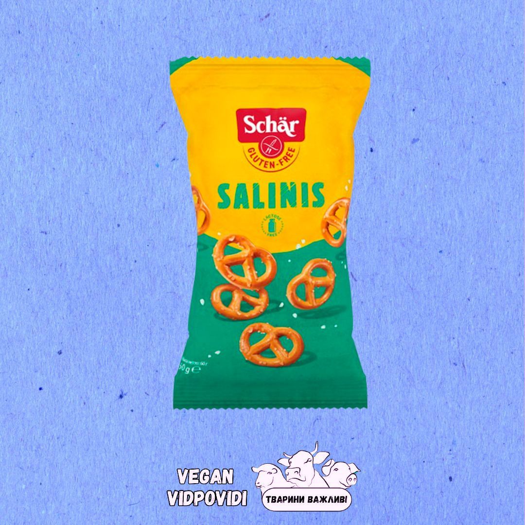 Кренделики без глютену солоні Dr.Schär Salinis