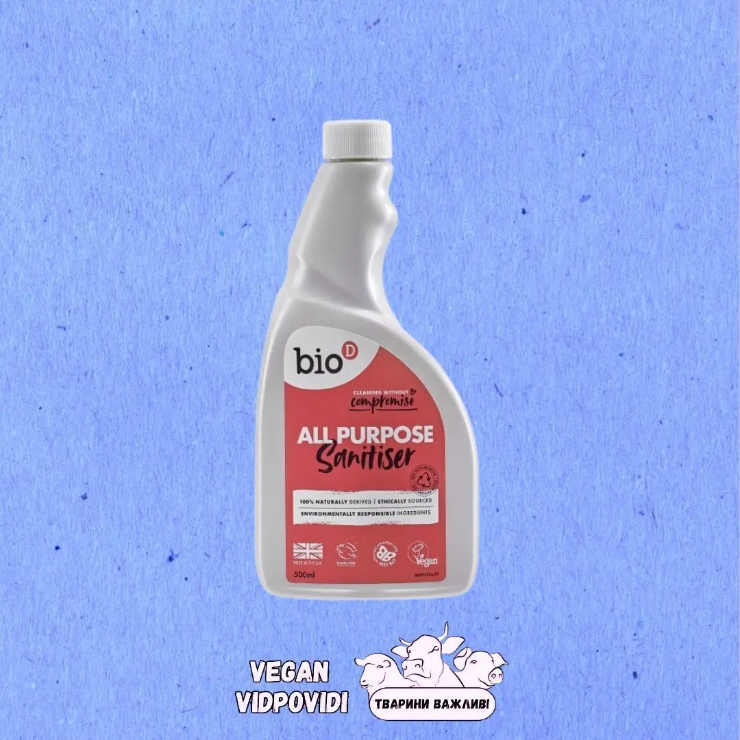 Засіб дезінфекційний екологічний Bio-D All Purpose SANITISER refill