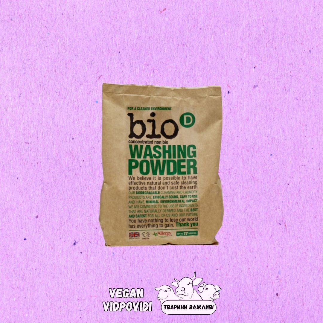 Порошок для машинного та ручного прання Bio-D Washing Powder