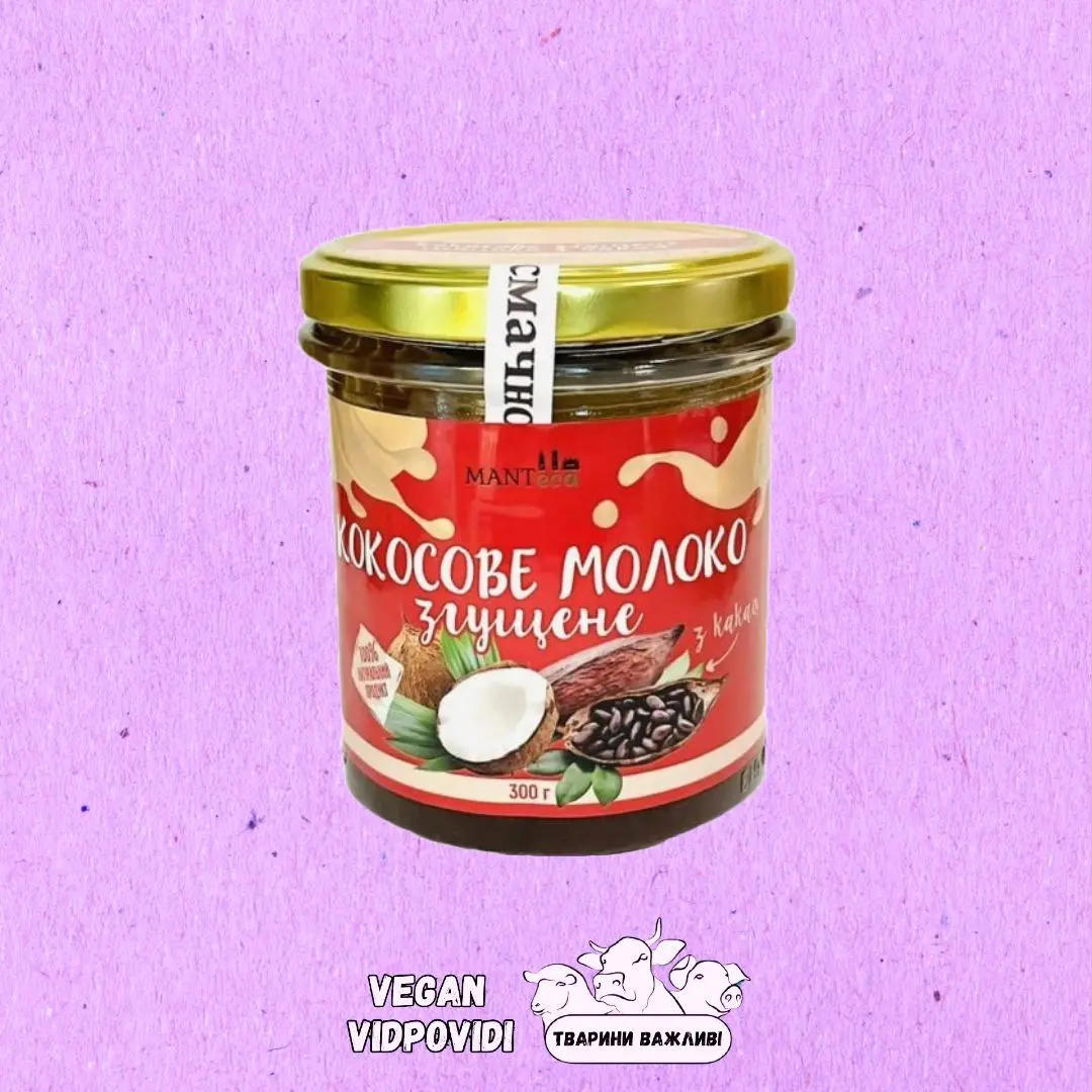 Згущений кокосовий напій з какао Manteca