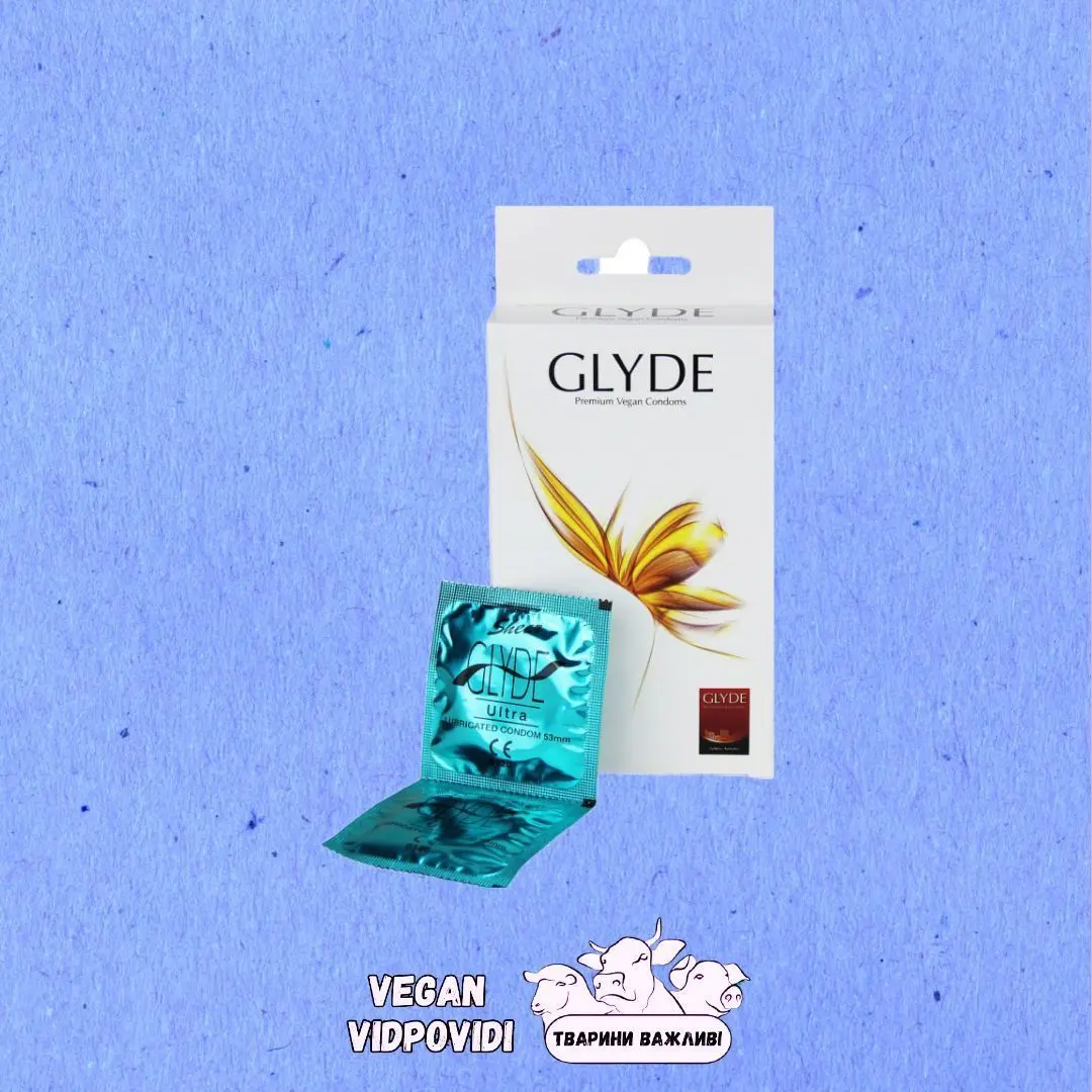 Презервативи та латексні салфетки GLYDE