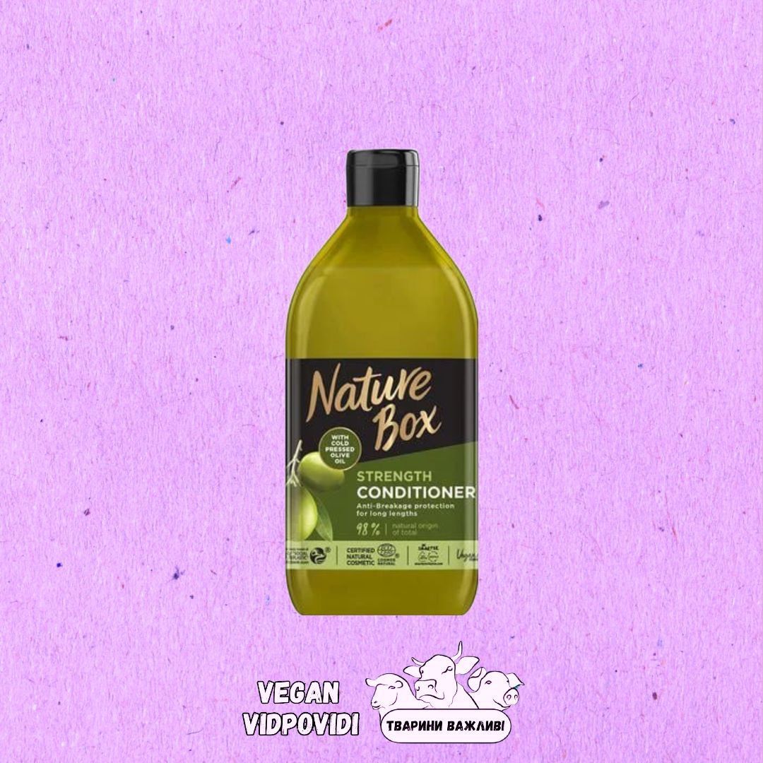 Зміцнювальний бальзам для волосся Nature Box з оливковою олією