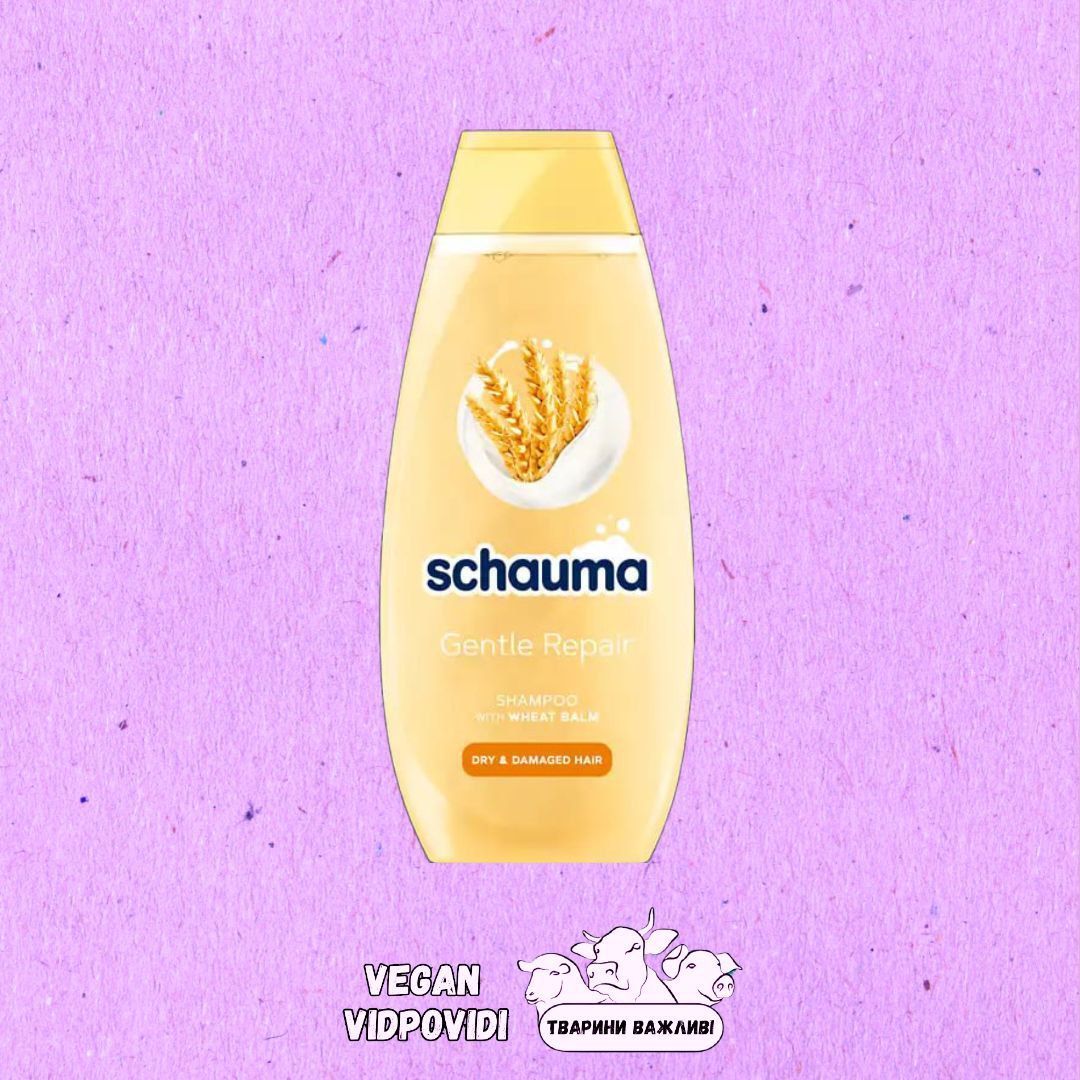 Шампунь Schauma Ніжне відновлення, для сухого та пошкодженого волосся, з пшеничним протеїном