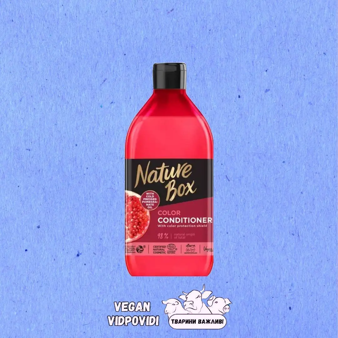 КОНДИЦІОНЕР ДЛЯ ФАРБОВАНОГО ВОЛОССЯ NATURE BOX POMEGRANATE