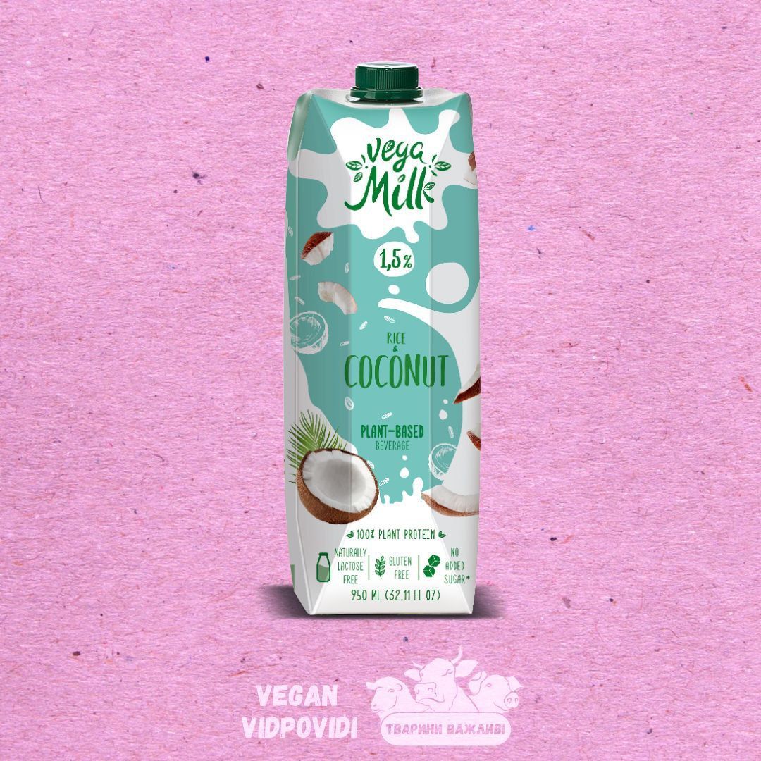Напій кокосовий Coconut Vega Milk