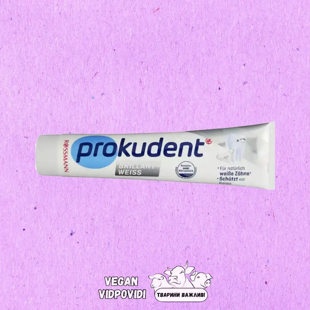 Зубна відбілююча паста Prokudent Brillant White