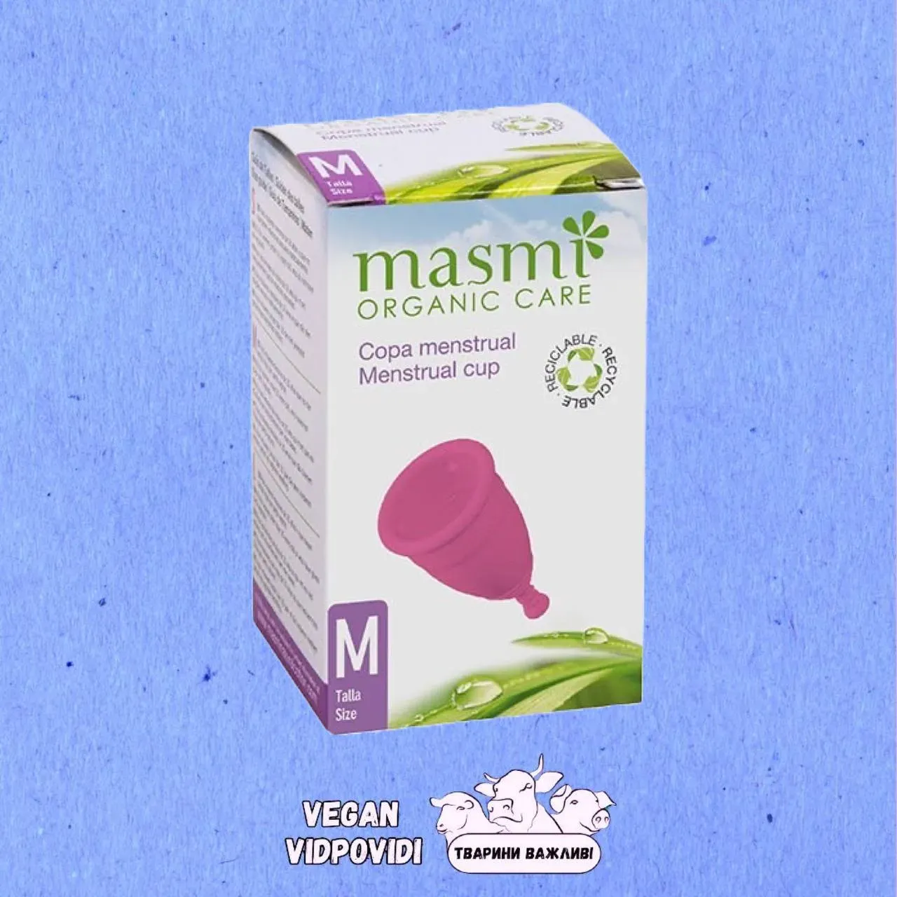 Гігієнічна менструальна чаша Masmi