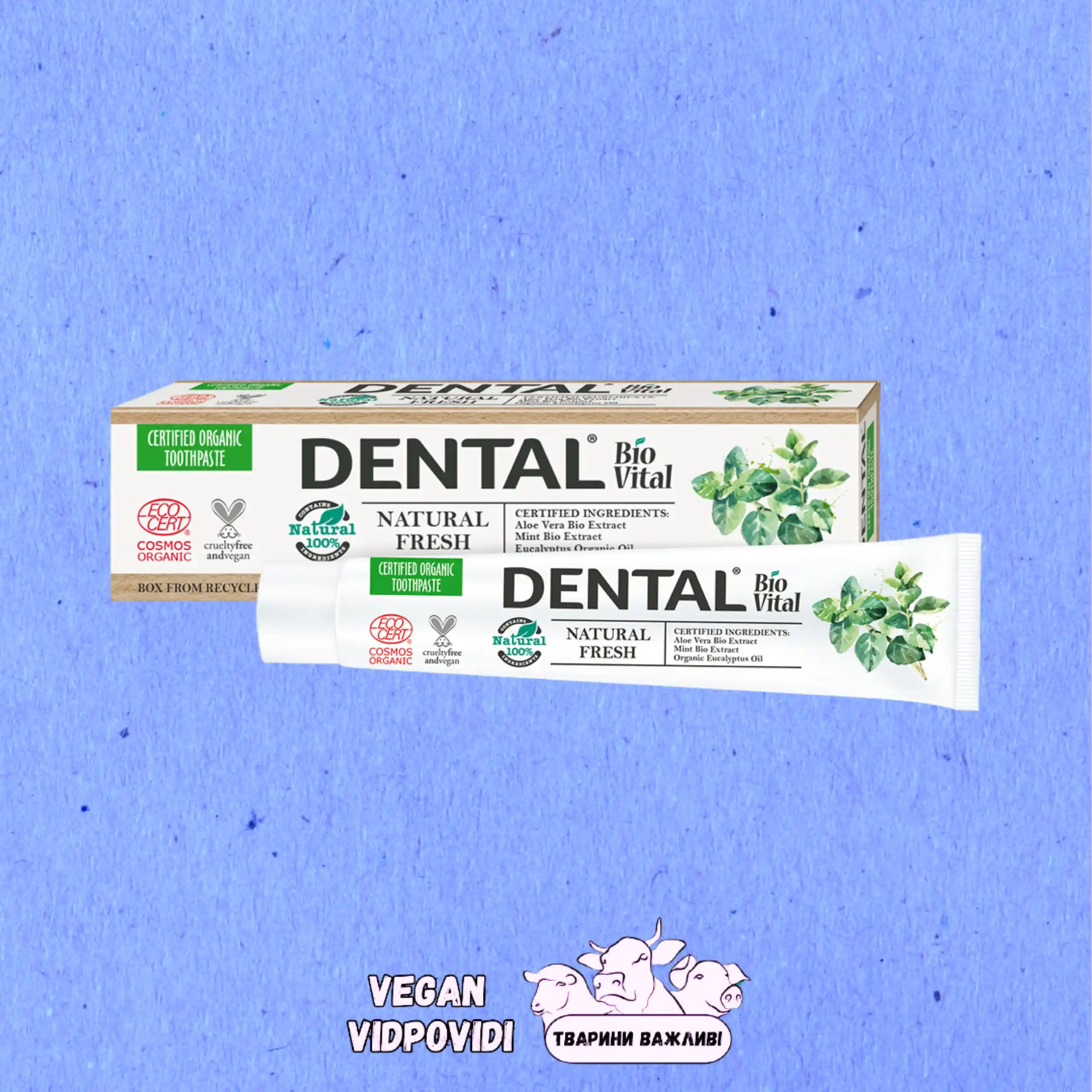 Зубна паста Dental Bio Vital Natural Fresh