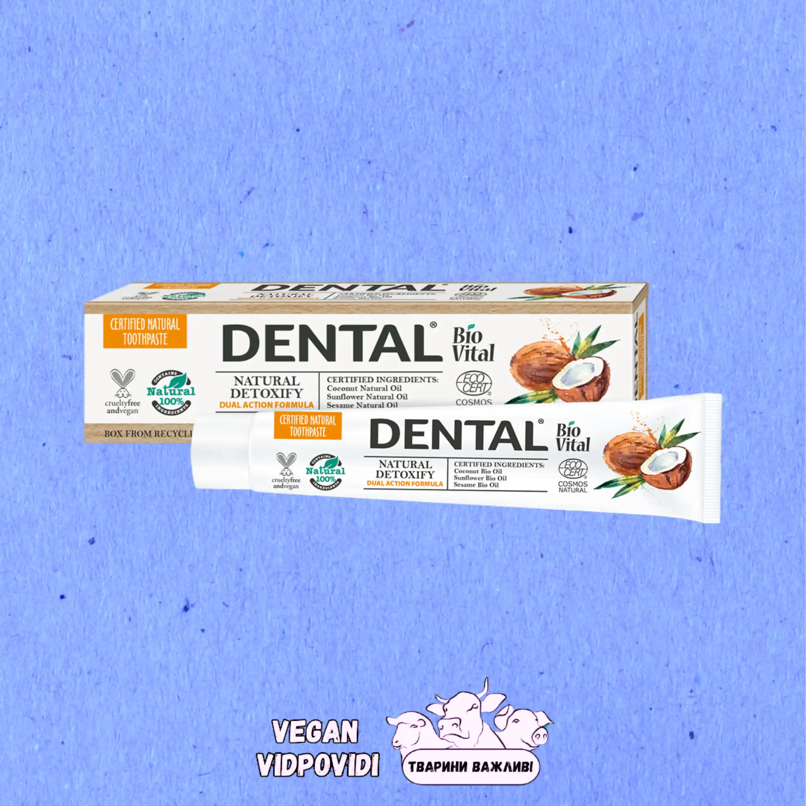 Зубна паста Dental Bio Vital Natural Detoxify