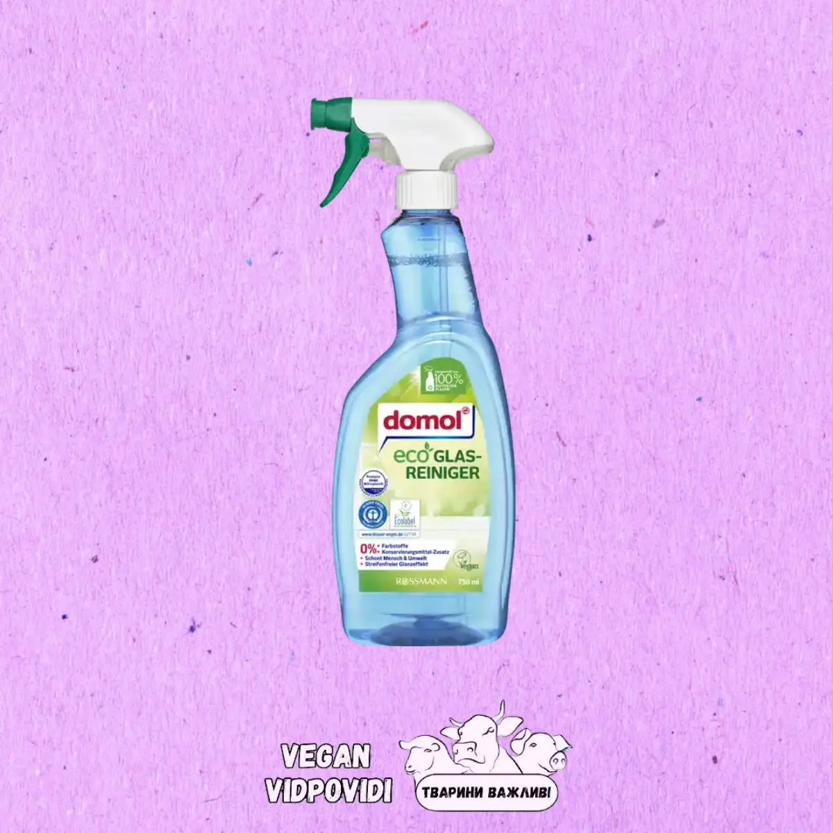 Засіб для чищення скла Domol Eco