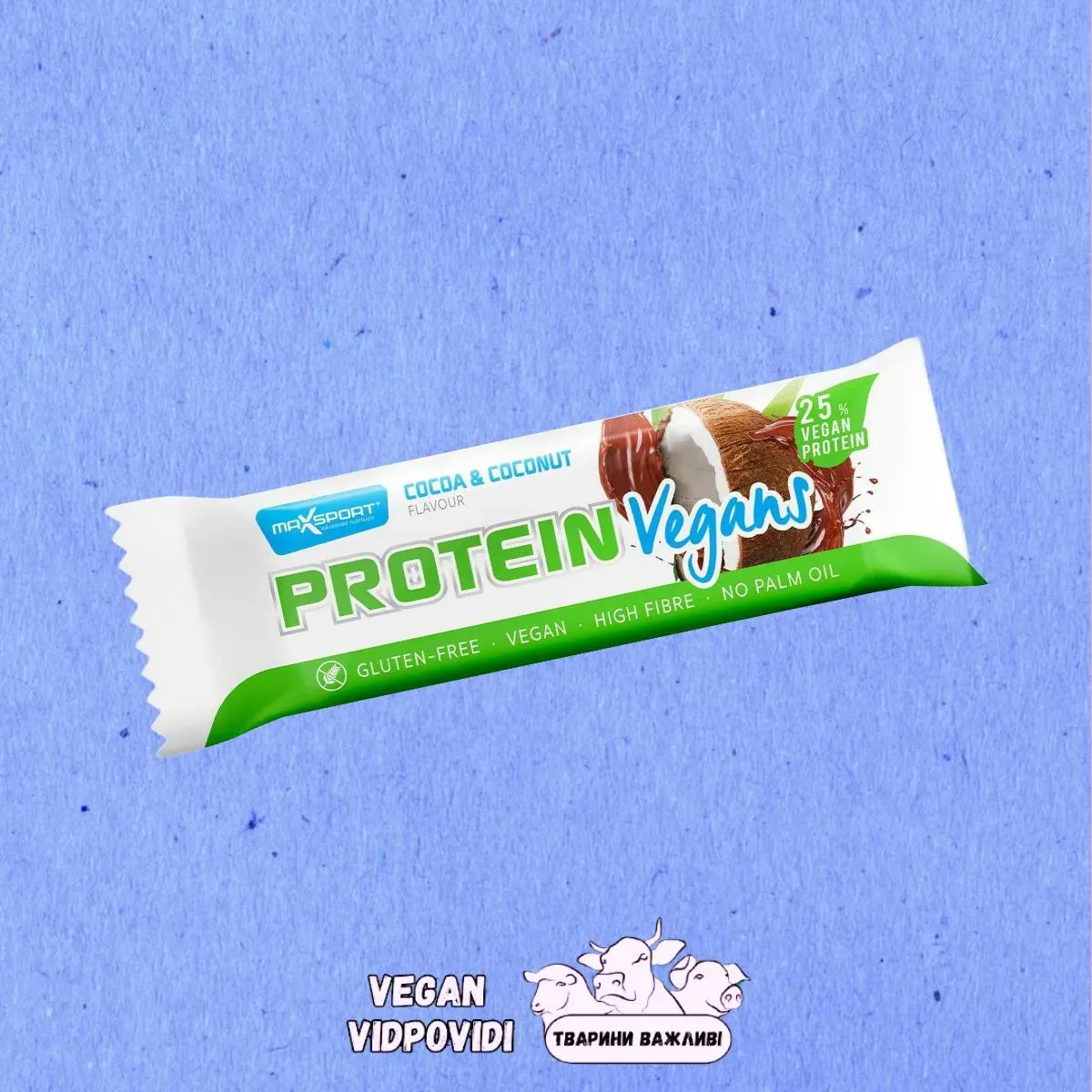 Батончик протеїновий Max Sport какао та кокос