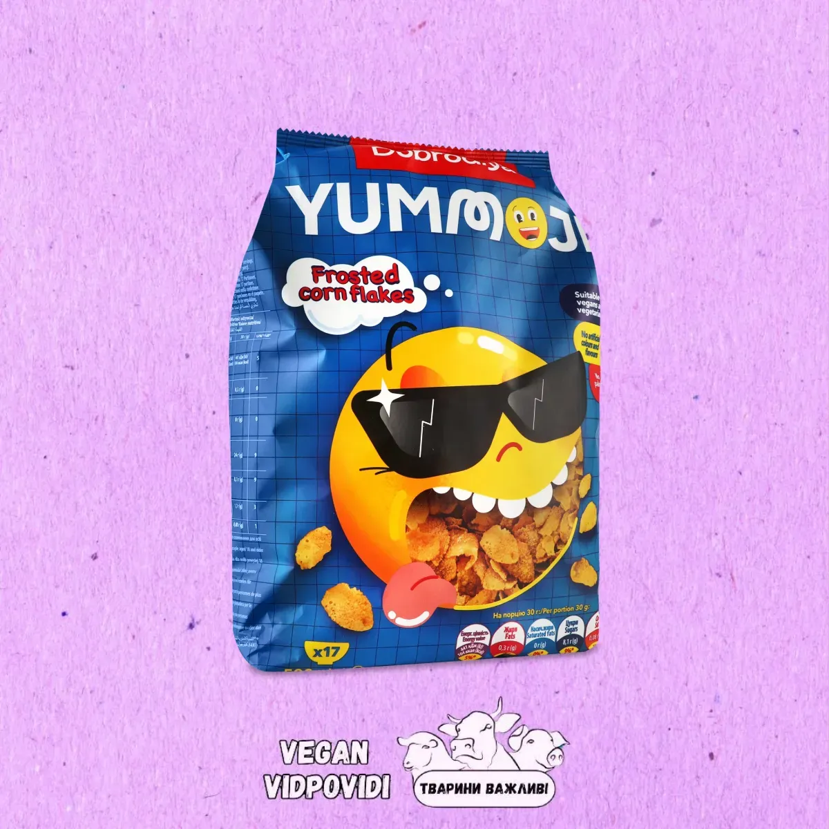 Пластівці Yummoji Добродія кукурудзяні глазуровані