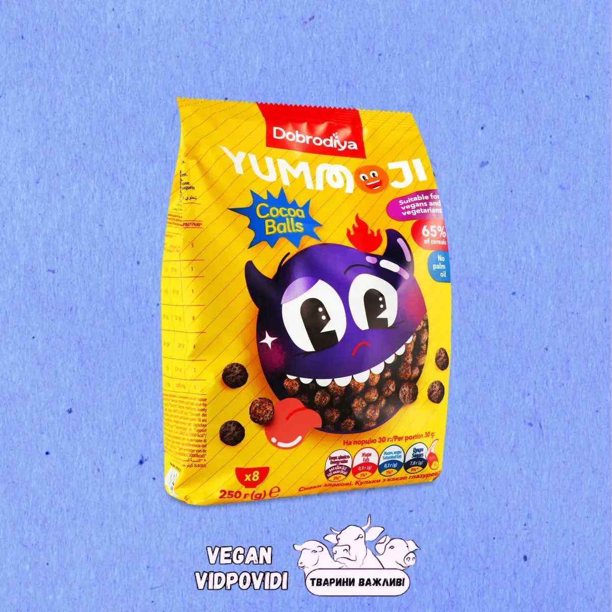 Кульки глазуровані Добродія Yummoji з какао