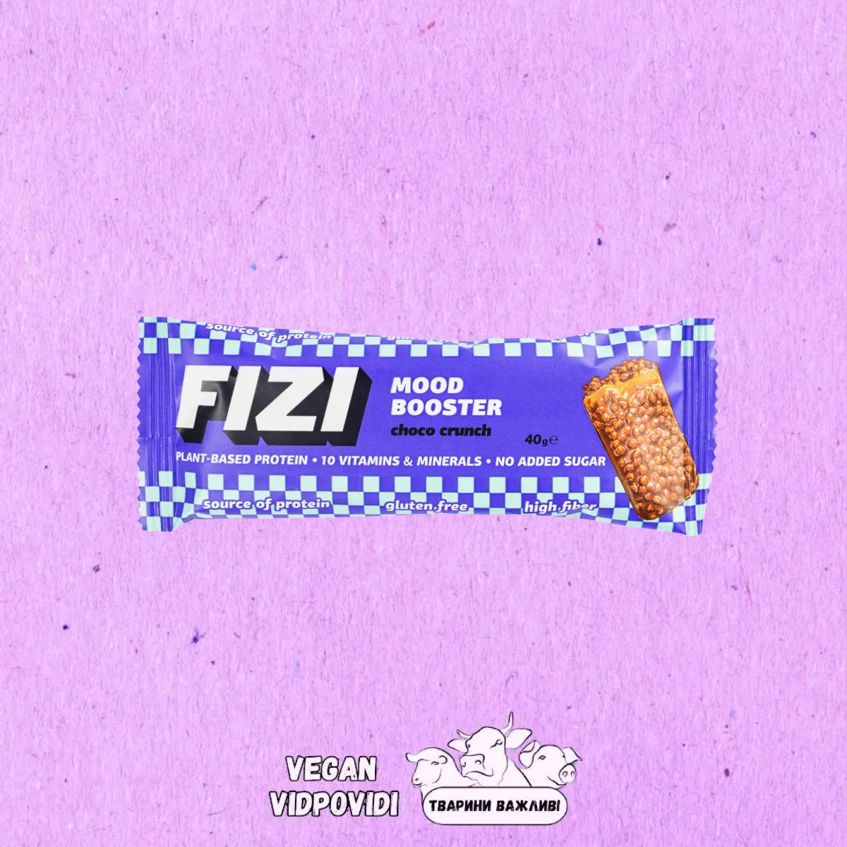 Батончик Fizi Mood booster Choco Crunch