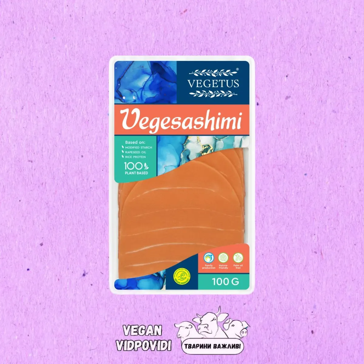 VegeSashimi Сашимі рослинне, Vegetus