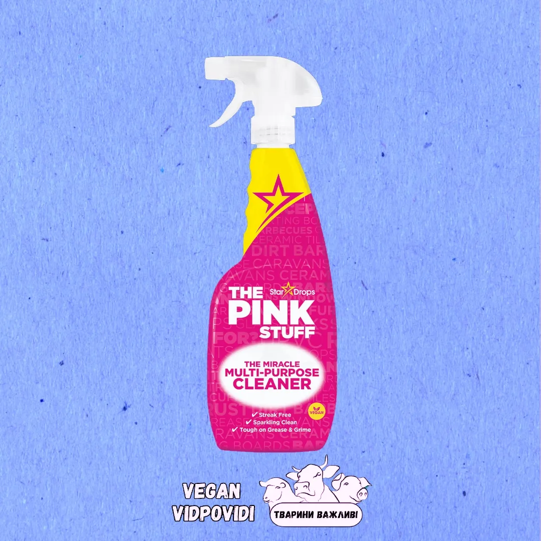 Універсальний очищувач-спрей для твердих поверхонь The Pink Stuff Multi-Purpose Cleaner