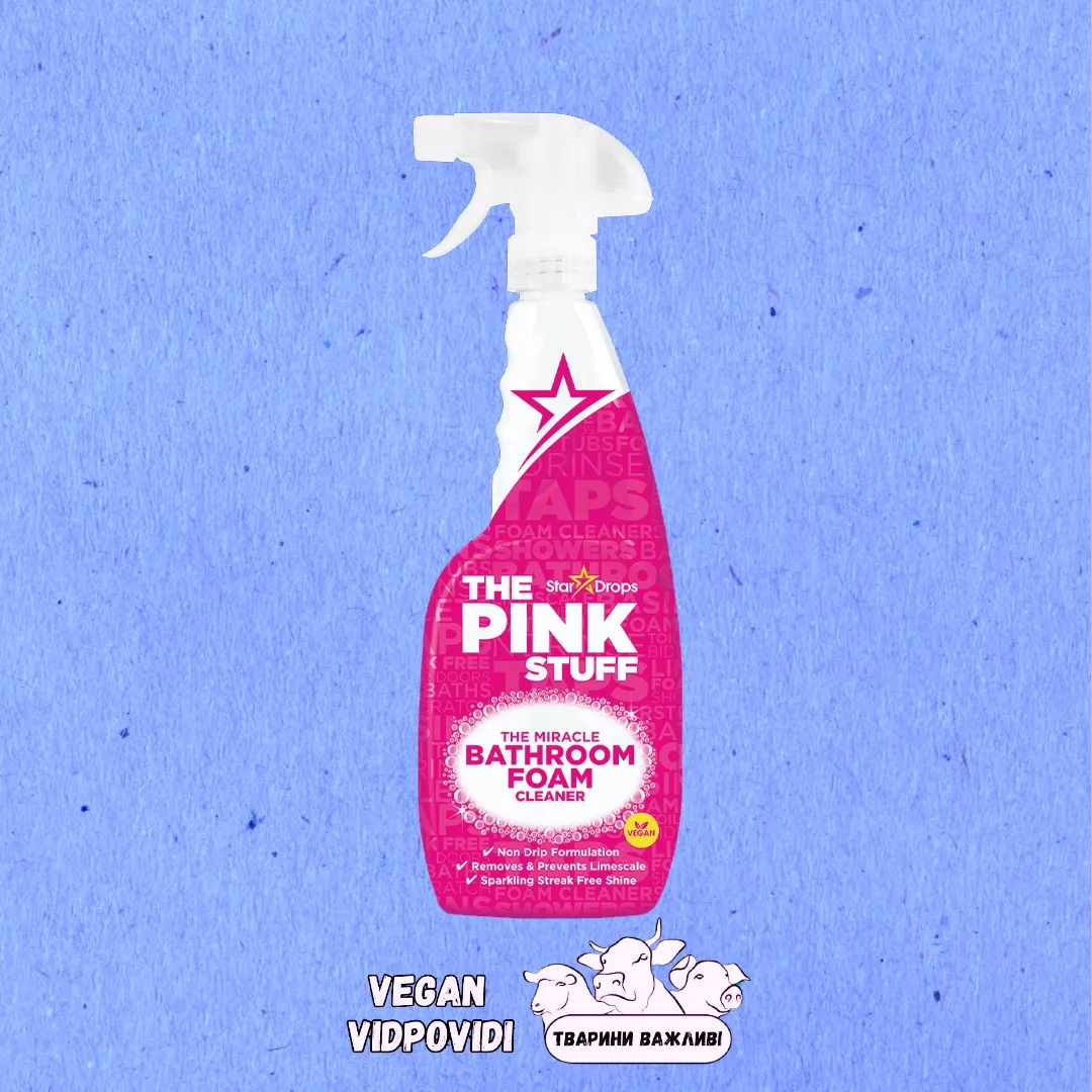 Піна для чищення ванної кімнати The Pink Stuff Bathroom Foam Cleaner
