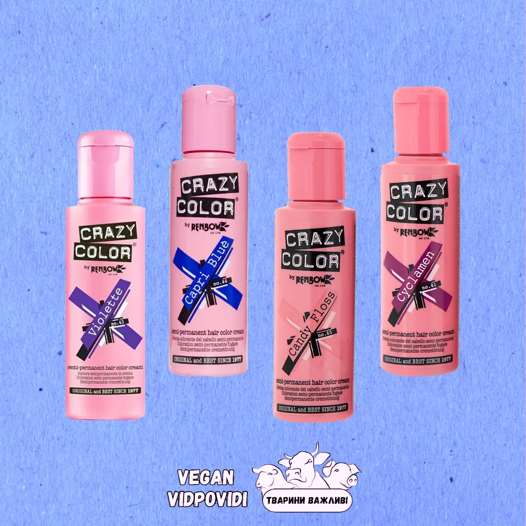 Фарби для волосся CRAZY COLOUR