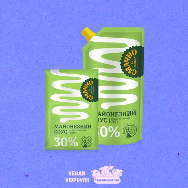 Майонез Смачно як завжди 30%