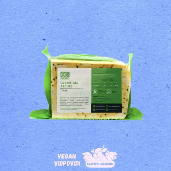 Cоєвий сир тофу GreenTofu Alpine