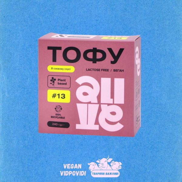 Тофу в соєвому соусі №13 Alive