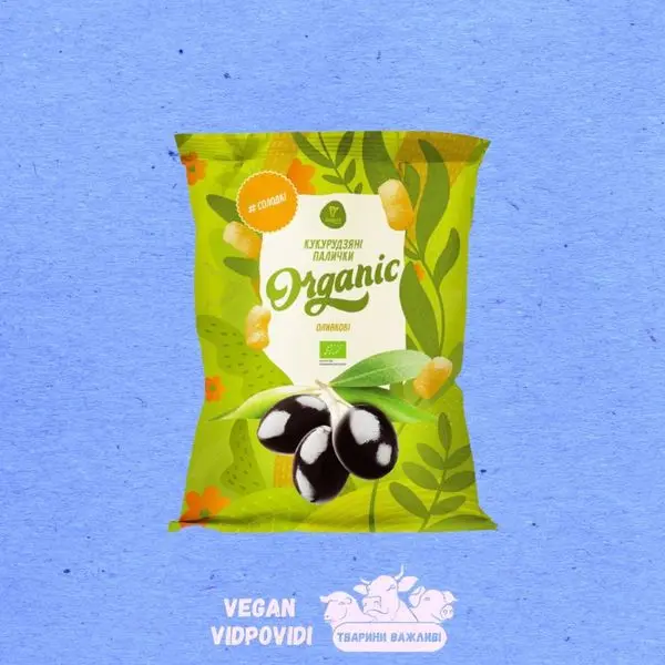 Кукурудзяні палички ОЛИВКОВІ Organic Екород