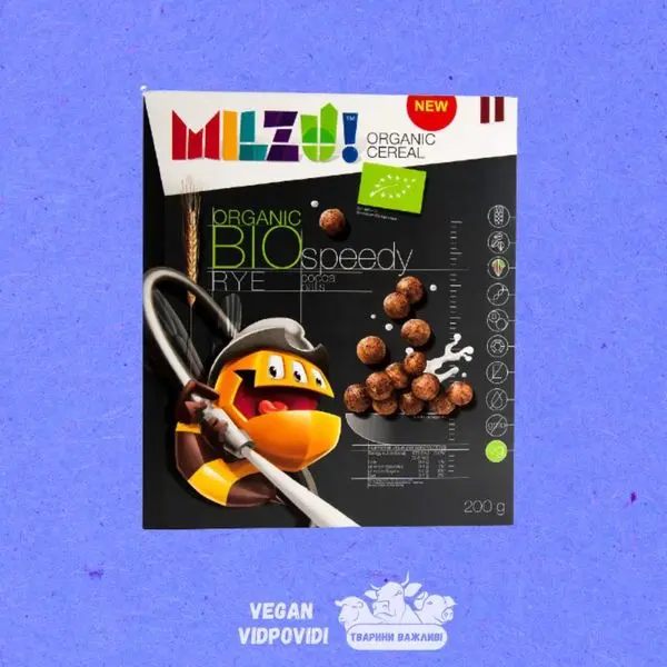 Сніданок Кульки Milzu! житні з какао “SPEEDY”