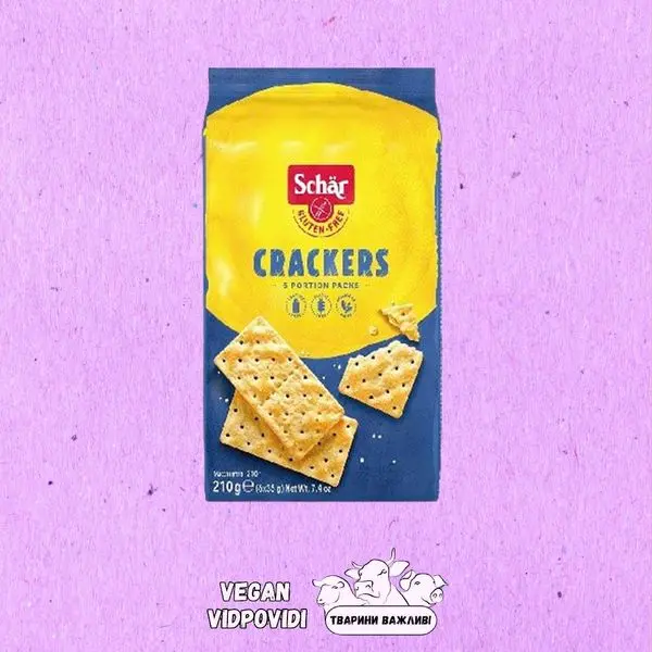 Крекери без глютену Crackers Dr. Schar