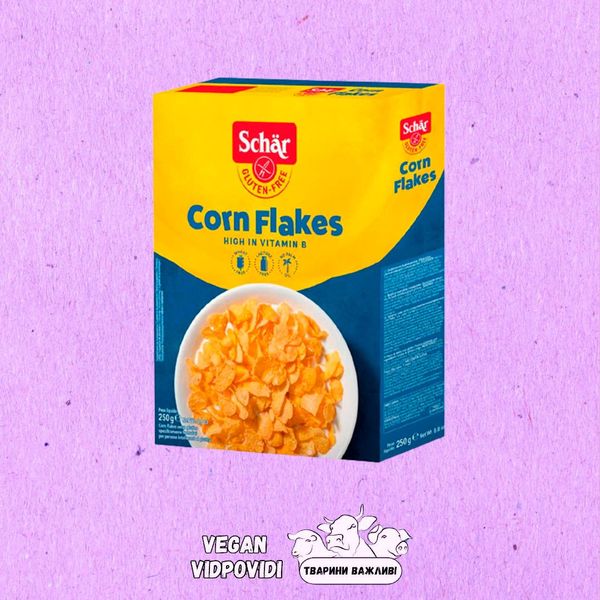 Пластівці кукурудзяні без глютену Corn Flakes Dr. Schar