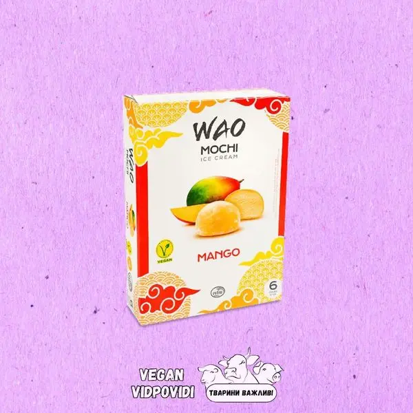 Морозиво Wao mochi Мочі Манго