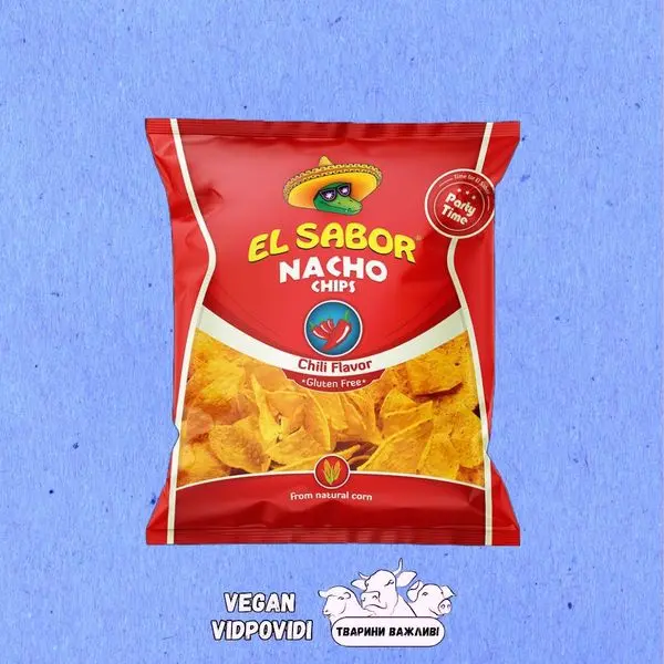 Чипси El Sabor Nacho чілі