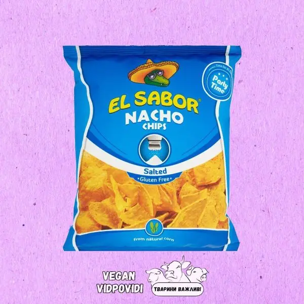 Чипси El Sabor Nacho з сіллю