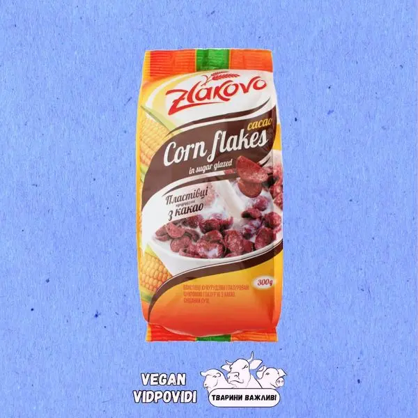 Пластівці кукурудзяні з какао Злаково Zlakovo