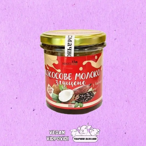 Згущений кокосовий напій з какао Manteca