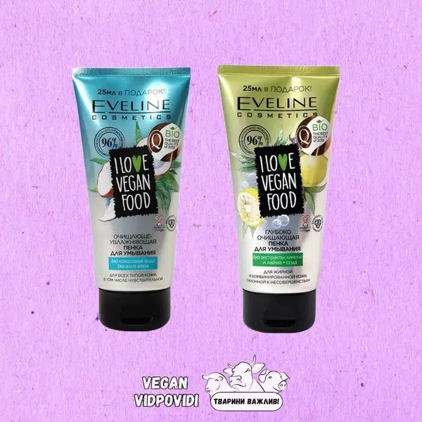 Пінка для вмивання Eveline Love Vegan Food