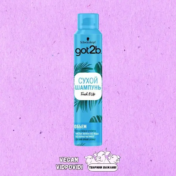 Сухий шампунь got2b by Schwarzkopf Fresh it Up! Обсяг Тропічний бриз
