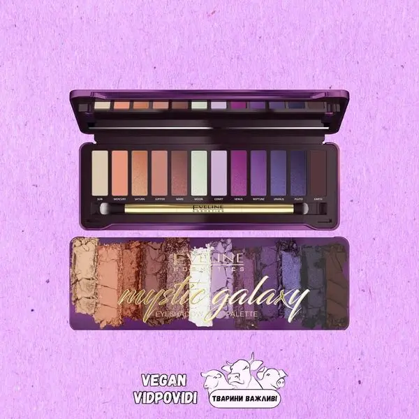 Палетка тіней для повік Eveline Mystic Galaxy