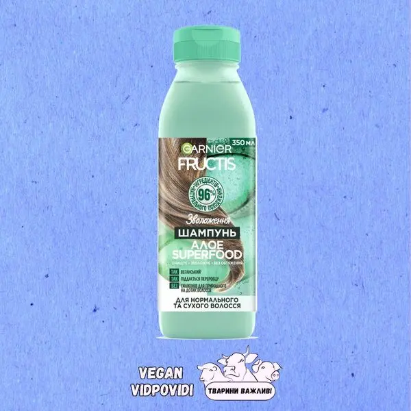 Шампунь Garnier Fructis SUPERFOOD Алое Зволоження
