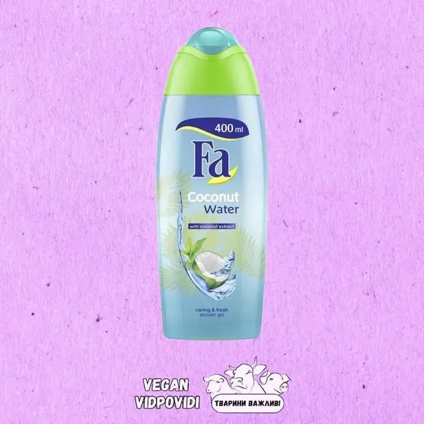 Гель для душу Fa Coconut Water з ароматом кокосової води