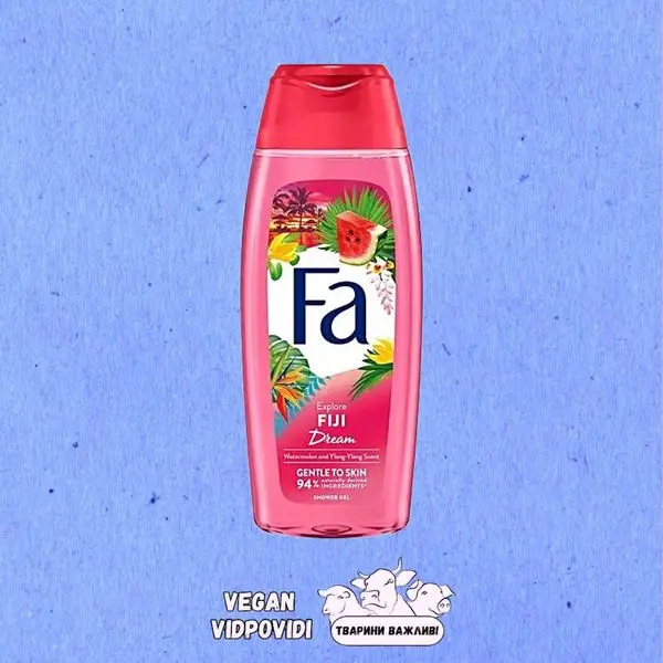 Гель для душу Fa Ритми островів Fiji Dream Аромат Кавуна та Іланг-ілангу