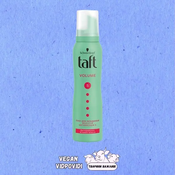 Піна для волосся Taft True Volume Об'єм, фіксація 5