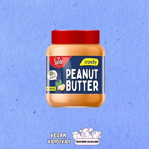 Арахісова паста Sante crunchy