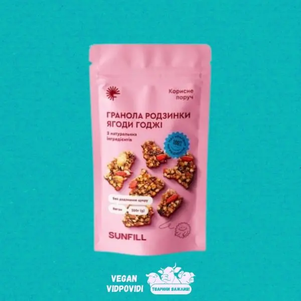Гранола Родзинк Raw Granola SunFill