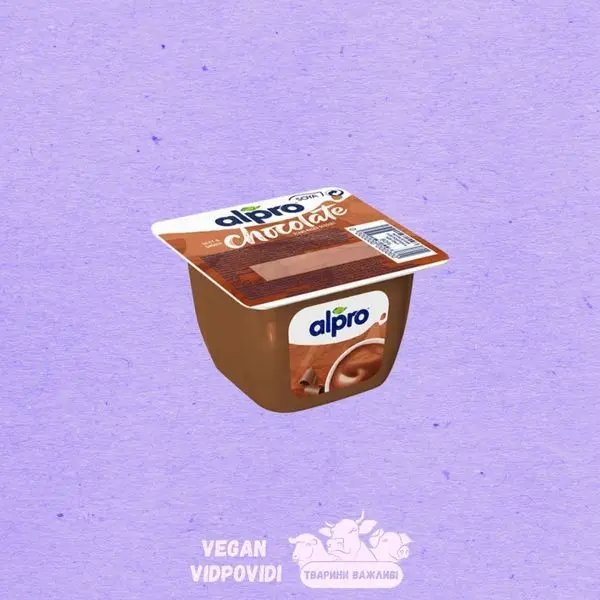 Шоколадний десерт із сої Alpro
